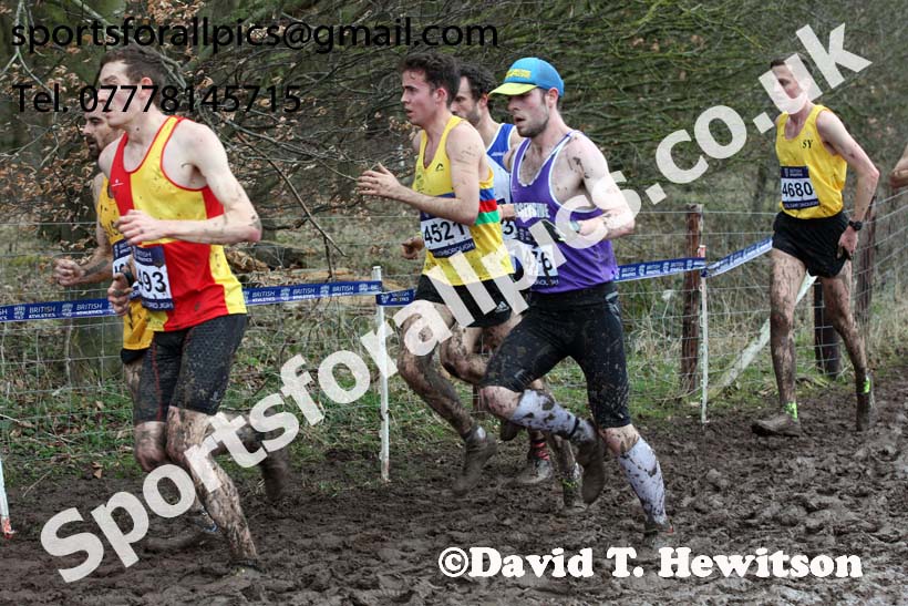 Senior mens 2018 British Inter Counties Cross Country Champs., Prestwold Hall, Loughborough. Photo: David T. Hewitson/Sports for All Pics